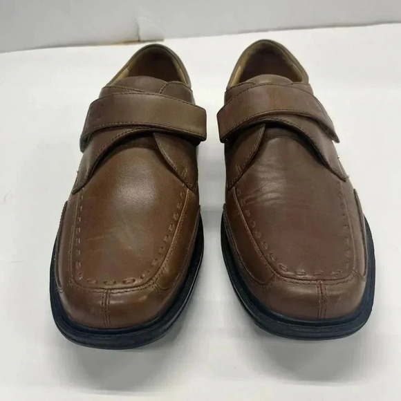 Dr. Comfort Frank Mens Diabetic Orthopedic Shoes Size 9.5 WIDE Hook & Loop Brown main image 7